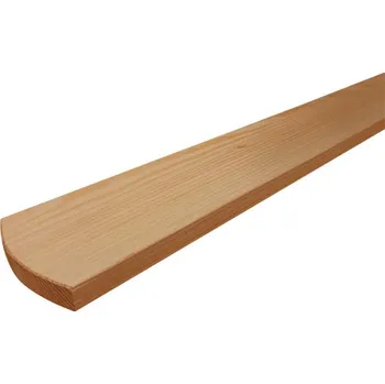 Plotovka s obloučkem modřín 18x90x800mm B/C