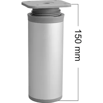 Nožka H 150 mm ALUMINIUM O 40 mm kulatá