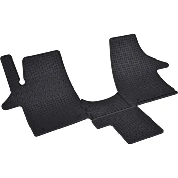 autokoberec Gumové autokoberce Volkswagen T5 Caravelle 2místný + tunel (4díl) 2003-2015 | RIGUM