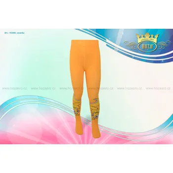 Kojenecké oblečení Hoza Dětské punčochové kalhoty - veverka - H5000-n8 Barva: oranžová, Velikost: 80-86 cm / 6-12 měsíců