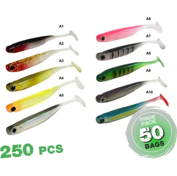 ZFISH Trade Pack Minnow Shad 7,5cm 50bal/250ks