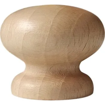 Knopka dřevěná 55 - buk lakovaný