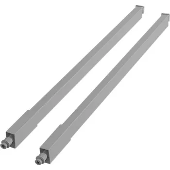 Nábytkové kování GTV Reling šedý 450 mm Modern Box Square