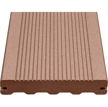 Terasové prkno WPC - WOODPLASTIC Terafest Prkno 137 Classic GROOVE Palisander 23x137x4000mm