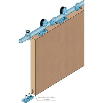 Set S90-W2 SC inox 3,0m - s tlumením