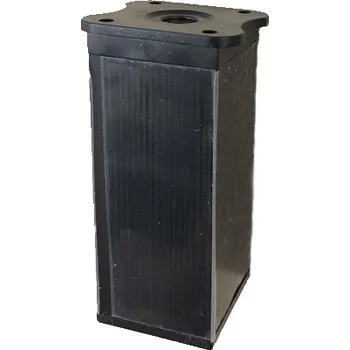 Nábytkové kování Nožka H 100 mm ALUMINIUM 40 x 40 povrch černá