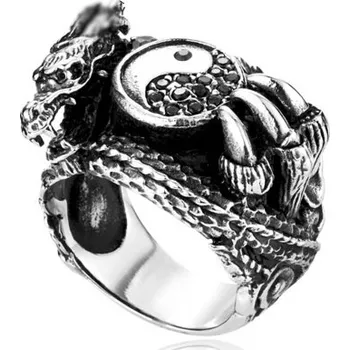 Prsten Prstýnek Yin yang (ocel) (Prsten Yin Yang)