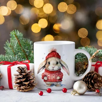 Hrnek - Zajíček - Žlutá