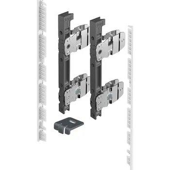 Nábytkové kování Hettich Avantech You Sada spojek pro vnitřní čelo k bokům V187 mm bílá