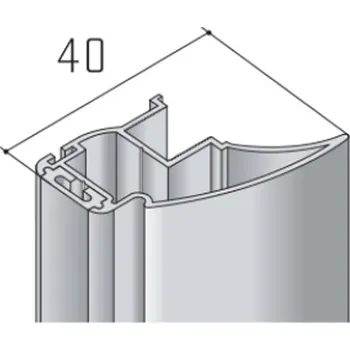 Nábytkové kování Salu Madlo S16N - světlý bronz