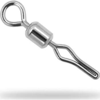 Gurza Rolling swivel / Line clip #8 test 19 kg 10 ks