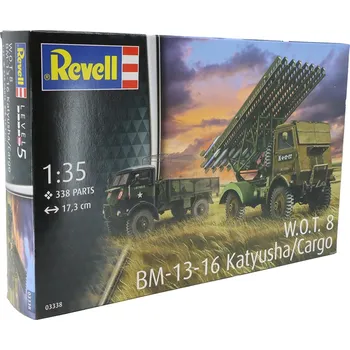 autíčko W.O.T. 8 BM-13-16 Katyusha/Cargo 1:35 - Revell stavebnice WOT8 BM1316 Katyusha-Cargo - ModelKit 1/35