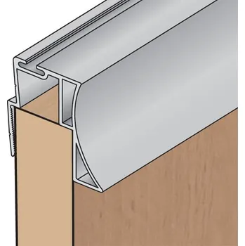 Nábytkové kování Salu SET S14 (S60N) - 1,5 m pro 2 křídla, al elox