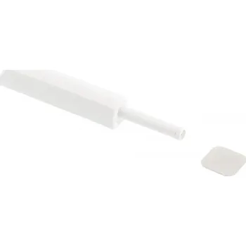 Nábytkové kování GTV GTV SALTO NOVA push s magnetem - dlouhý s adaptérem, BÍLÝ