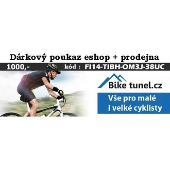 Dárkový potravinový koš Dárkový poukaz 1000 Kč Biketunel.cz