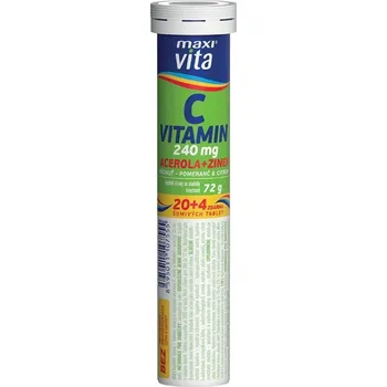 Vitamin C + Acerola + Zinek 20+4 tablet