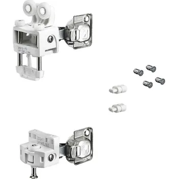 Nábytkové kování Hettich Wingline L Do 12Kg, Bez Zavíracích Pružin, S Dolním Vedením, Sada Pravá Bílá