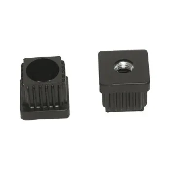 Nábytkové kování Záslepka jeklu černá s M10 závitem