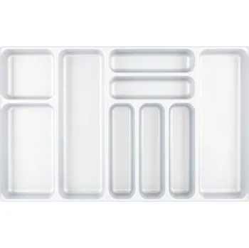 Příborník do zásuvky Hettich Příborníková vložka OrgaTray 440, Š 701-800mm/H 441-520mm bílá