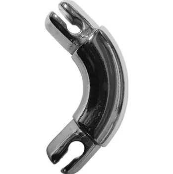 Nábytkové kování RELING - OBLOUK PR.16mm, 90° CHROM