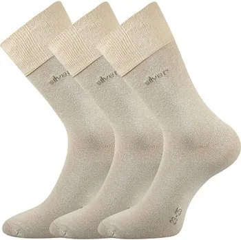 Dámské ponožky Lonka Desilve Unisex ponožky s volným lemem - 3 páry BM000000566900101832 béžová 47-50 (32-34)