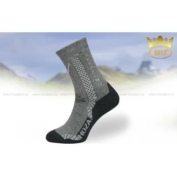 Pánské ponožky HOZA Thermo trekking vysoce hřejivé ponožky - H3410 Barva: antracit šedá, Velikost: 30-31