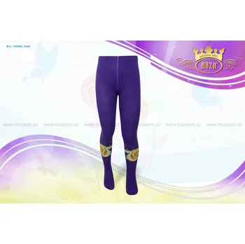 Hoza Dětské punčochové kalhoty - šnek - H5000-n7 Barva: Fialová, Velikost: 92-98 cm / 1-2 roky