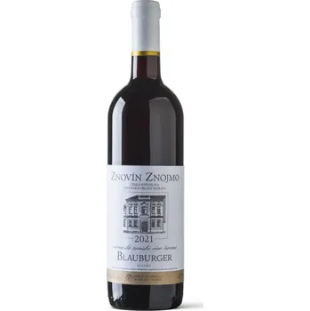 Víno Znovín Znojmo Blauburger moravské zemské víno 2021