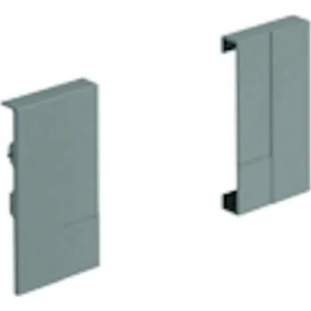 Nábytkové kování Hettich Atira spojky pro čelo vnitřní zásuvky 70 mm stříbrné