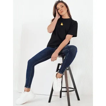 Dámské džíny Dámské džíny trubky CANOS UY1959 Barva: Tmavě Modrá, Velikost: XS