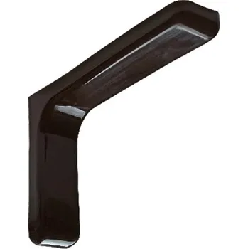 Nábytkové kování BOLIS ITALIA Konzole hnědá 240 mm s plastovým krytem