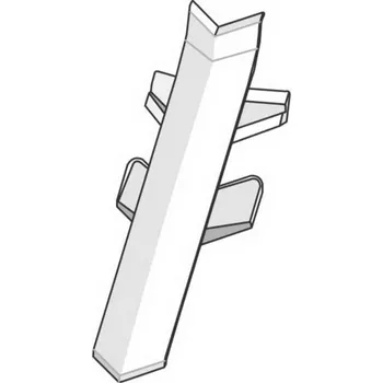 Kuchyňská pracovní deska KRONOSPAN CR SPOL.S R.O. ROH VNĚJŠÍ 90° SVĚTLE ŠEDÝ K TĚSNÍCÍ LIŠTĚ KRONOSPAN 1150 NOVÝ PROFIL DEKOR 66060 | K023 | K095 | K209 | S68036 | U12187 | S64011