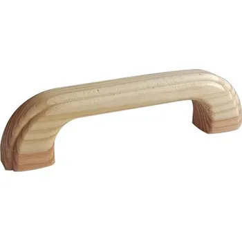 Nábytkové kování Úchytka dřevěná 02 - borovice lakovaná