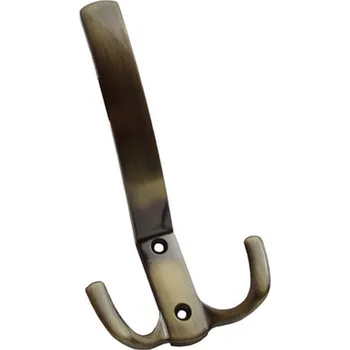 Nábytkové kování Věšák Logan - broušená staromosaz