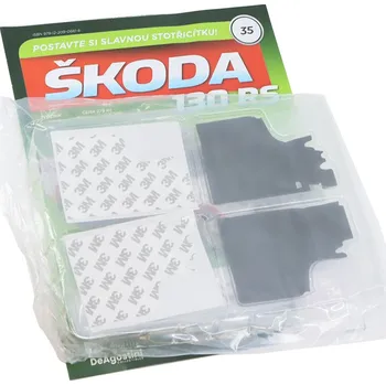 autíčko DeAgostini Škoda 130 RS 1:8 - časopis #35 se stavebnicí Škoda 130 RS 1:8 - časopis #35 se stavebnicí