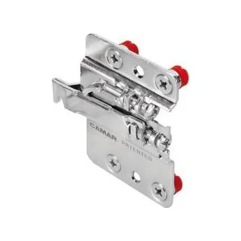 Nábytkové kování Camar Rektifikační kování pro spodní skříňky CAMAR 807 - sada Levá + pravá včetně závěs. plechů a bílých krytek