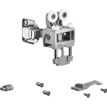 Nábytek Hettich Wingline L Do 12Kg, Se Zavíracími Pružinami, Bez Dolního Vedení, Sada Levá Šedá