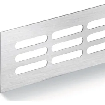 Větrací mřížka Větrací mřížka kartáčovaný hliník 130 x 800