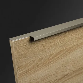 Nábytkové kování Salu Úchytkový profil UK8N - nerez tmavý lakovaný - 3m