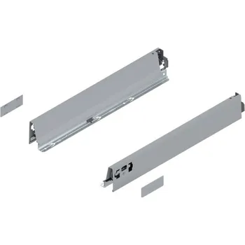 Blum TandemBox ANTARO Bočnice, výška N, L+ P 450mm, šedá