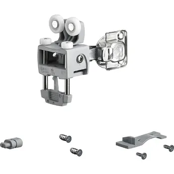 Nábytek Hettich Wingline L Do 12Kg, Se Zavíracími Pružinami, Bez Dolního Vedení, Sada Pravá Šedá