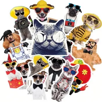 samolepka Samolepky kočka a pes