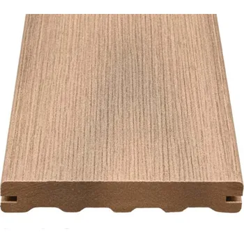 Terasové prkno WPC - WOODPLASTIC Terafest Prkno 137 Classic RUSTIC Teak PLUS 22x137x4000mm