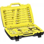Stanley 49 dílná sada nářadí 1/4" a 1/2" hlavic + očkoploché FatMax STANLEY FMMT82827-1