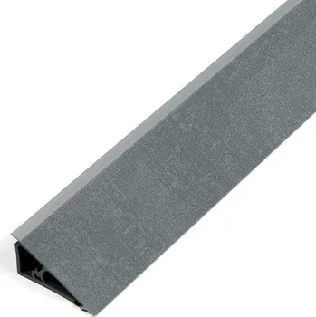 Kuchyňská linka REHAU S.R.O. Těsnící lišta F76113 Metex stříbro 4200 l RAUWALON Perfect-line