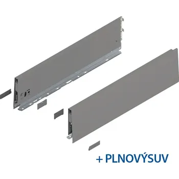 Nábytkové kování Blum BLUM MERIVOBOX sada výška K, BLUMOTION , 70kg, délka 450, indium šedá