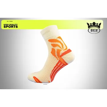 Dámské ponožky Hoza Kotníčkové funkční sportovní ponožky - pouze vel.: 35-38 od 39kč - H3020 Barva: bílá červená, Velikost: 35-38