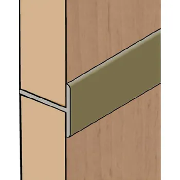 Dělící profil " T " světlý bronz - 3m