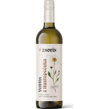 Víno Znovín Znojmo Veltlínské zelené Veltlín z Hustopečska jakostní víno 2021