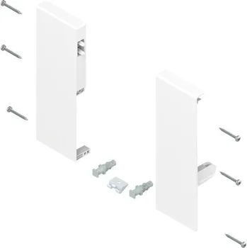 Nábytkové kování Blum TandemBox ANTARO upevnění čela pro vnitřní zásuvku C L+P bílá